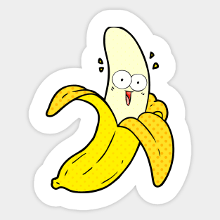 Crazy banana Sticker